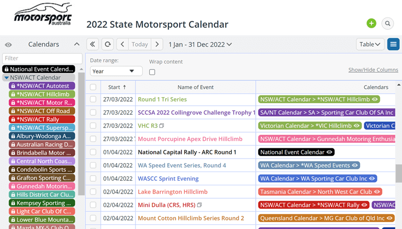 motorsport australia
